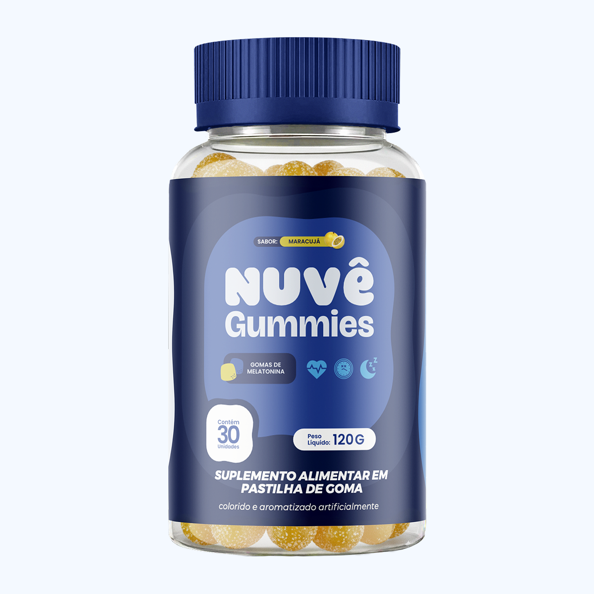 Nuvê Gummies Melatonina 30 cápsulas